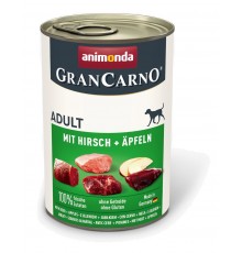 ANIMONDA GranCarno Adult Pork with venison and apple - wet dog food - 400g