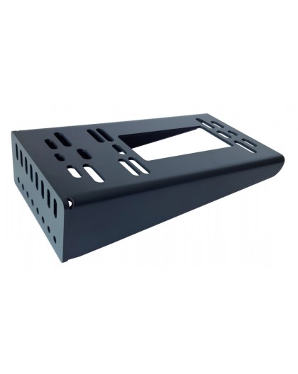 Mounting base for galvanized pole RAL7016 for NICE, FAAC, GENIUS, SOMFY, BFT, DEA, CAME, GISE drives