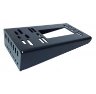 Mounting base for galvanized pole RAL7016 for NICE, FAAC, GENIUS, SOMFY, BFT, DEA, CAME, GISE drives