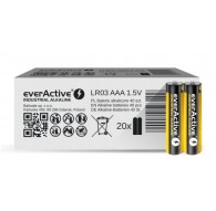 Алкалайновые батарейки everActive Industrial Alkaline LR03 AAA - картонная коробка - 40 штук
