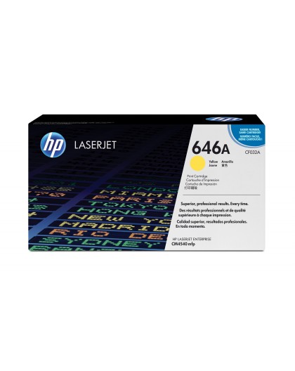 HP 646A Yellow Original LaserJet Toner Cartridge