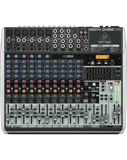 Behringer QX1832USB audio mixer 18 channels