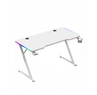 Huzaro Hero 2.5 White RGB gaming desk