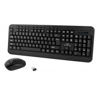 TITANUM TK108 Keyboard + USB mouse Black