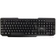 TITANUM TK108 Keyboard + USB mouse Black