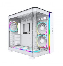 Montech KING 95 PRO Midi-Tower, Tempered Glass, ARGB - white