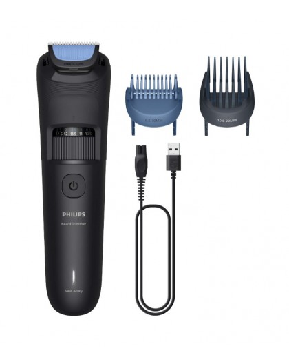 Philips Beard Trimmer 3000 Series BT3620/15 Beard grooming with rounded tip blades