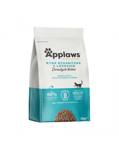 APPLAWS Adult Ocean fish with salmon - dry cat food - 1,8kg