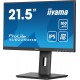 iiyama ProLite 21.5” IPS 3-side borderless monitor with height-adjustable stand for multi-monitor set-ups