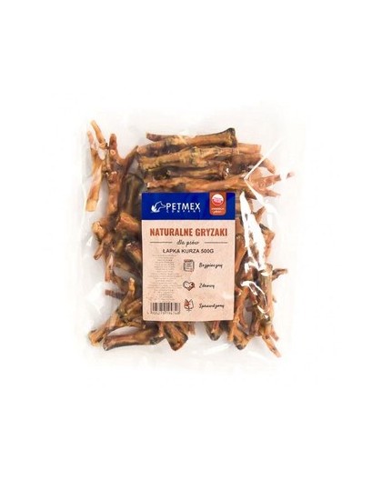 PETMEX dog chew Chicken paw 500g
