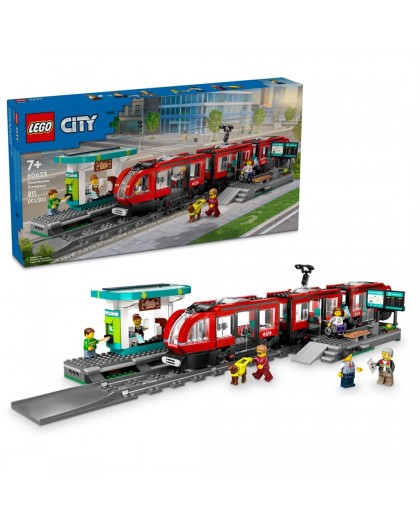 LEGO CITY 60423 Downtown Streetcar and Station