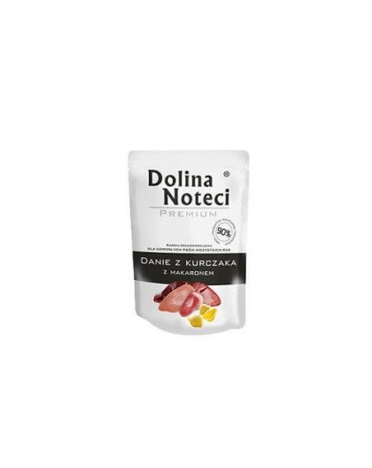 Dolina Noteci Premium chicken dish with noodles - wet dog food - 300g