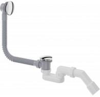 Bath siphon click-clack