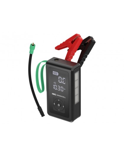 Green Cell CJSGC03 power bank Lithium-Ion (Li-Ion) 8000 mAh Black, Light Green