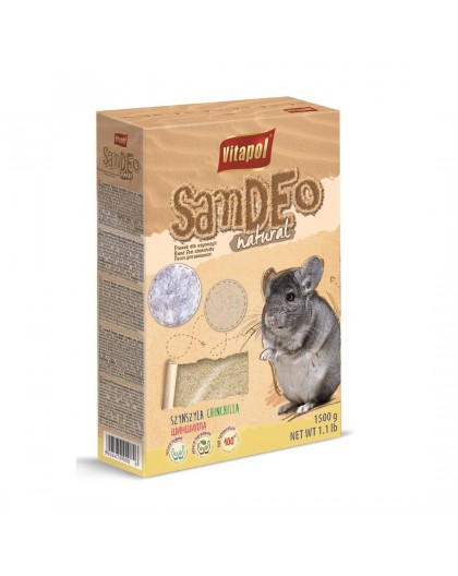 VITAPOL Sandeo natural - sand for chinchillas – 1.5kg