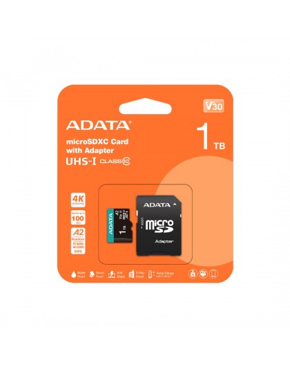 ADATA AUSDX1TUI3V30SA2-RA1 memory card 1 TB MicroSDXC UHS-I Class 10