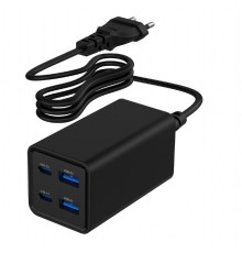 Gembird TA-UC-2A2C-PD65-01-BK mobile device charger Laptop, Smartphone Black AC Fast charging Indoor