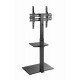 Gembird TVS-55T-02 TV floor stand, 32" - 55", black