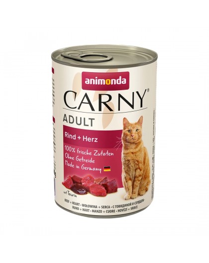 ANIMONDA Carny Adult Beef and hearts - wet cat food - 400g