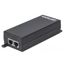 Intellinet Gigabit High-Power PoE+ Injector,1 x 30 W Port, IEEE 802.3at/af Compliant, Plastic Housing