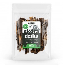UNISZKI Wild boar skin - dog treat - 100g