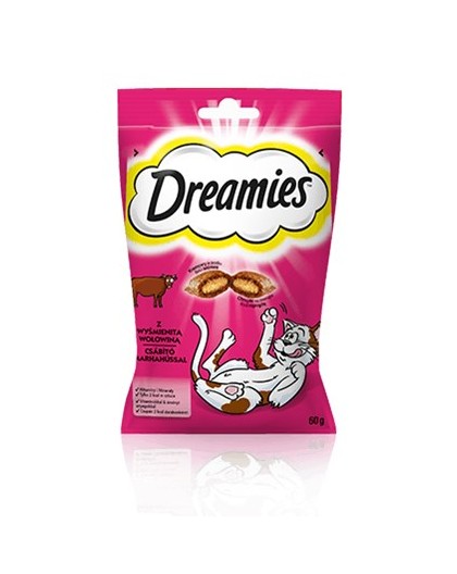 Dreamies 4008429037948 cats dry food 60 g Adult Beef
