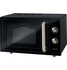 Gorenje Microwave oven with grill MO4250CLB Free standing, 20 L, Grill, Mechanic, 700 W, Black, Defrost function