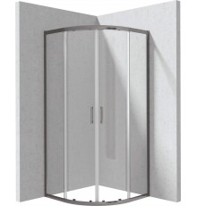Curved shower enclosure 80x80 cm