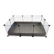 C&C Modular cage 3x2 110x75 cm guinea pig, hedgehog, silver grey