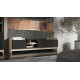 Cama RTV PORTO 3D cabinet 190x38x50 oak/black