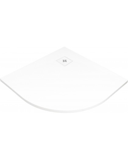 Acrylic semicircular shower tray 90x90 cm