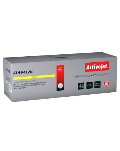 Activejet ATH-F412N toner (replacement for HP 410A CF412A Supreme 2300 pages yellow)