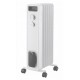 DEDRA DA-J1501 electric space heater White 1500 W Oil electric space heater