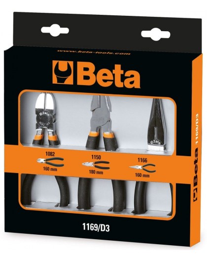 Set of 3 pliers