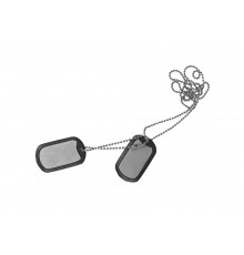 Stainless steel dog tag, Helikon