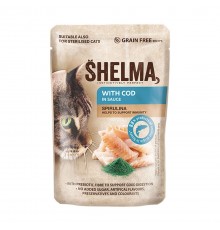 SHELMA with cod in sauce - wet cat food - 85g