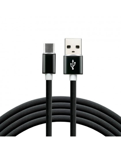 everActive cable USB-C 1m - Black, silicone, quick charge, 3A - CBS-1CB