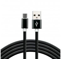 everActive cable USB-C 1m - Black, silicone, quick charge, 3A - CBS-1CB