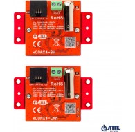 A set of active converters for Ethernet and PoE transmission ATTE xCOAX4-SET