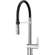 Kitchen faucet with flexible spout - 2 streams