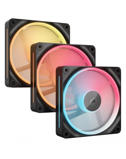 Corsair iCUE LINK LX120-R RGB Computer case Fan 12 cm Black 3 pc(s)