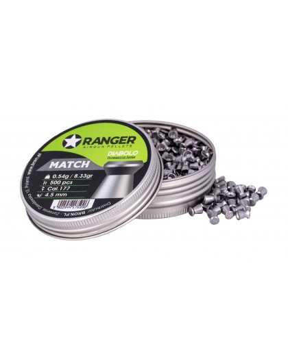 4.5 mm RANGER Diabolo Professional Match flat 500 shot