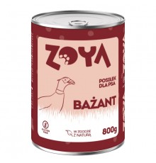 ZOYA Pheasant - wet dog food - 800g