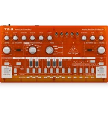 Behringer TD-3-TG Syntezator linii basowej pomarańczowy przeźroczysty