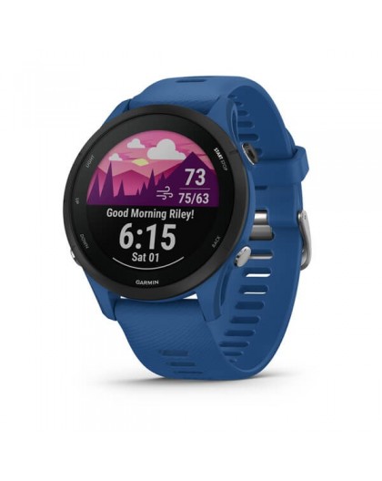 Garmin Forerunner 255 3.3 cm (1.3") MIP 46 mm Digital 260 x 260 pixels Blue Wi-Fi GPS (satellite)