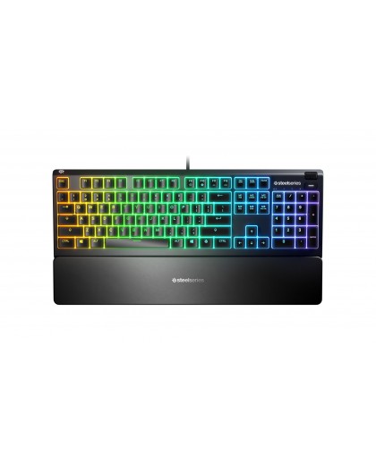 SteelSeries Apex 3 Gaming Keyboard, US Layout, Wired, Black SteelSeries Apex 3 Gaming keyboard, IP32 water resistant for protect