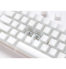 Ducky One 3 TKL klaviatuur Gaming USB QWERTZ Saksakeelne Valge