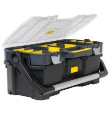 Stanley 1-97-514 small parts/tool box Black, Transparent