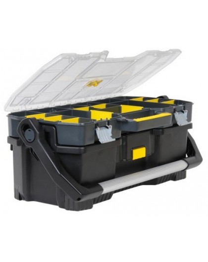 Stanley 1-97-514 small parts/tool box Black, Transparent