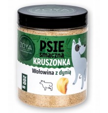 ZOYA Beef and pumpkin crumble - dog treat - 200g